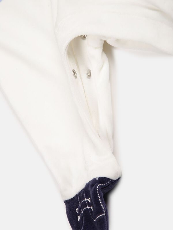 Velour Babysuit-Leg Opening image number null